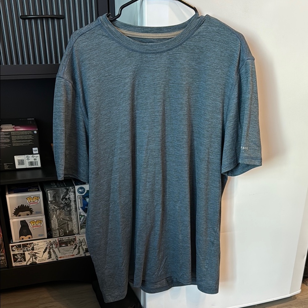 G.H. Bass & Co. Heather Blue Short Sleeve Tee